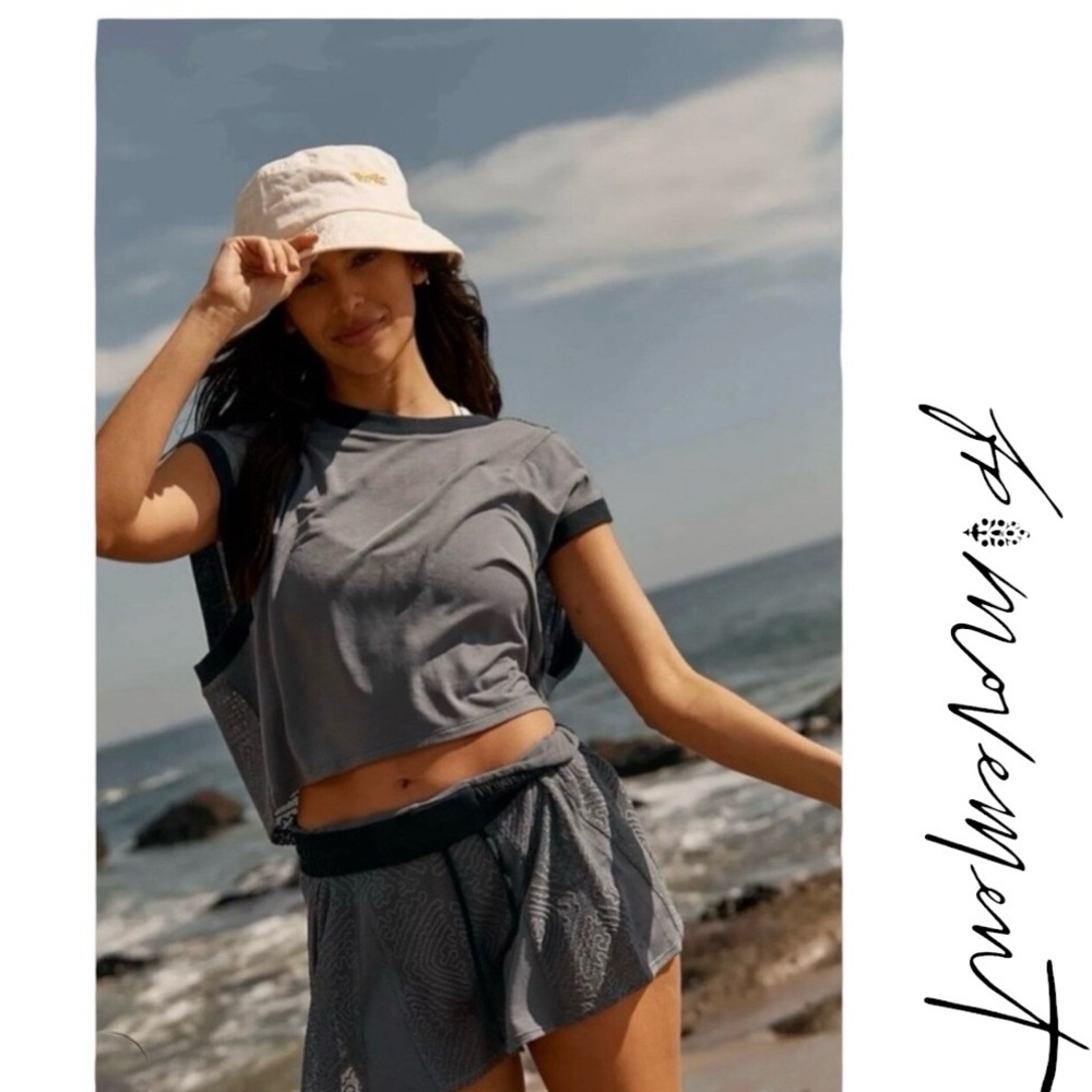 Free People Movement 2 Pc. Good Sport Tee & Skort Set Med